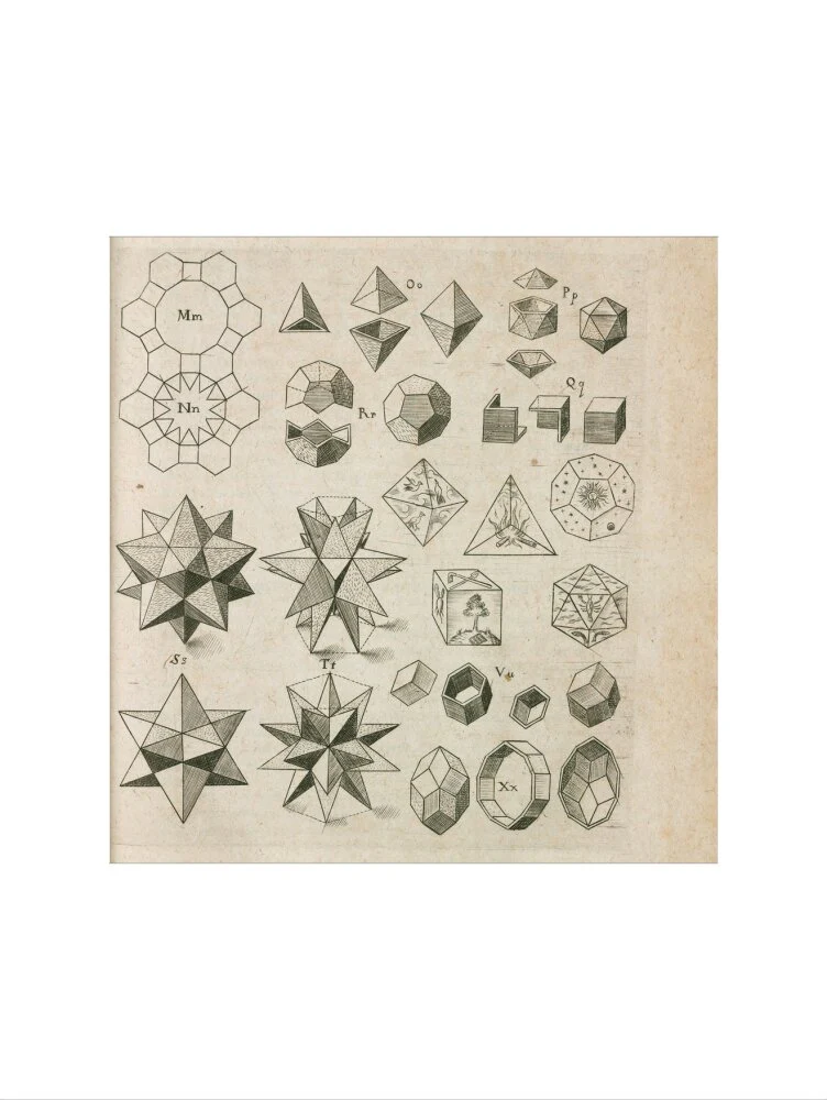 Kepler's polyhedra, 1619. - Image 45