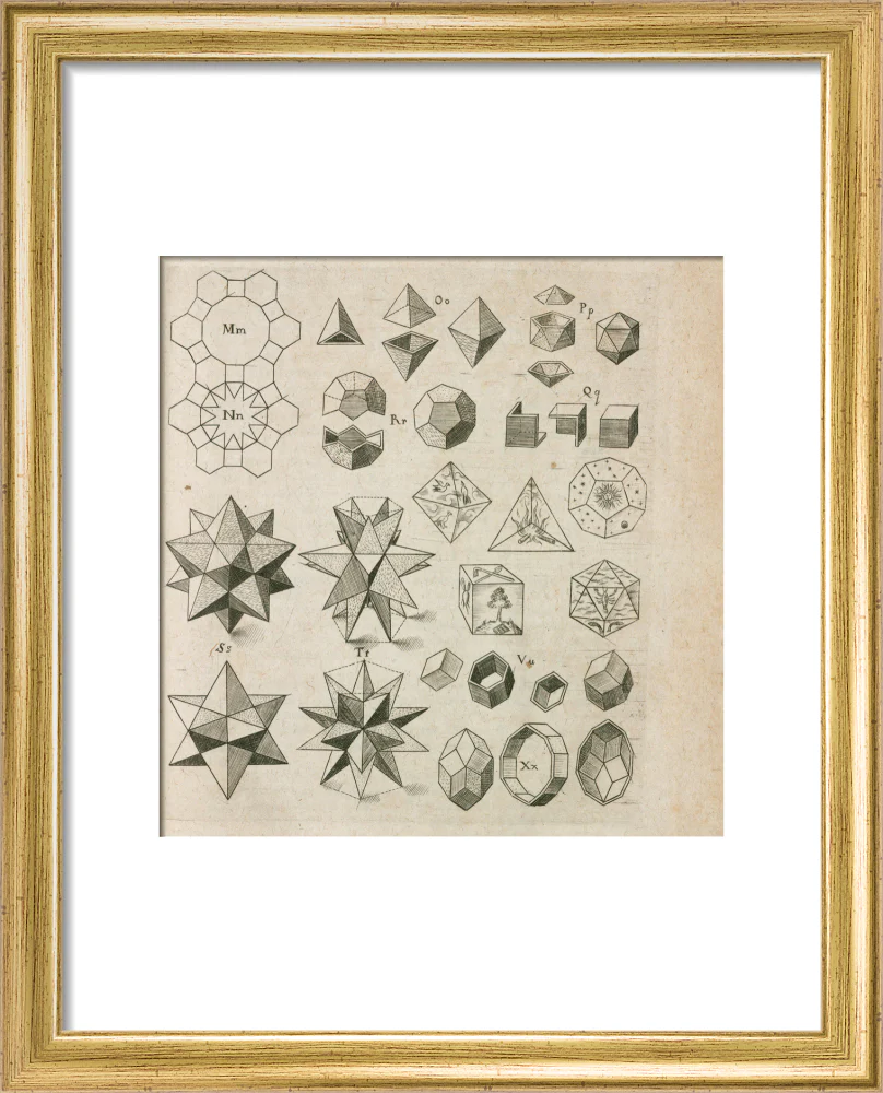 Kepler's polyhedra, 1619. - Image 5