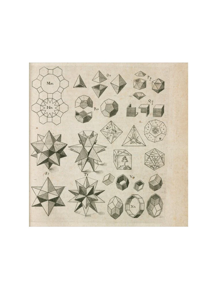Kepler's polyhedra, 1619. - Image 50