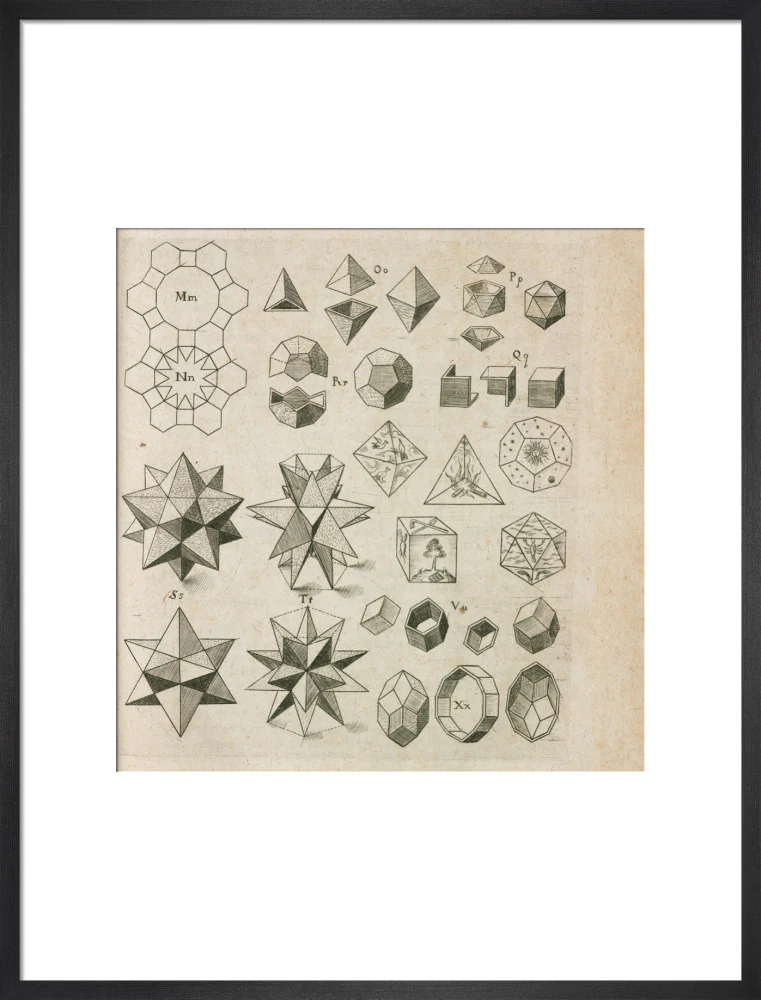 Kepler's polyhedra, 1619. - Image 51