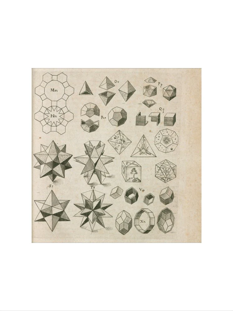 Kepler's polyhedra, 1619. - Image 55