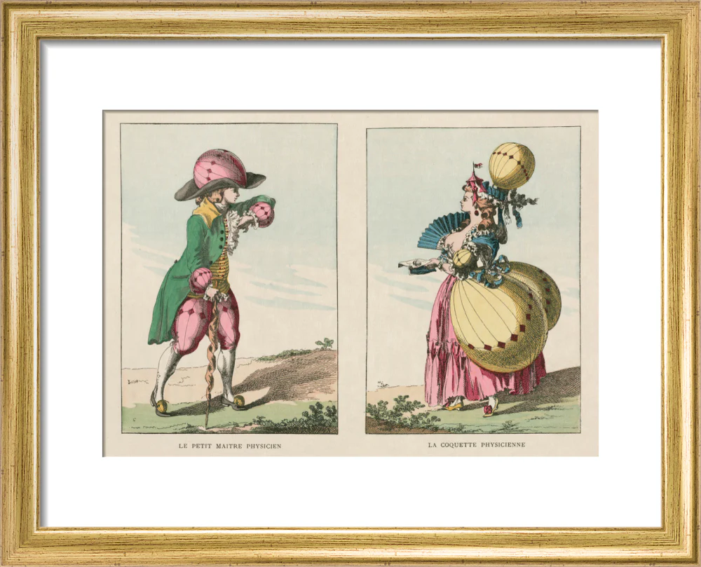 Balloon-inspired costumes, late 18th century. - Image 38