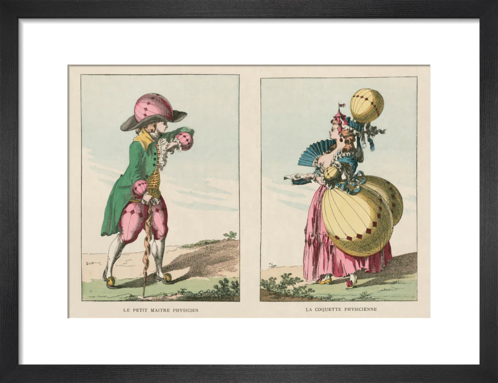 Balloon-inspired costumes, late 18th century. - Image 41