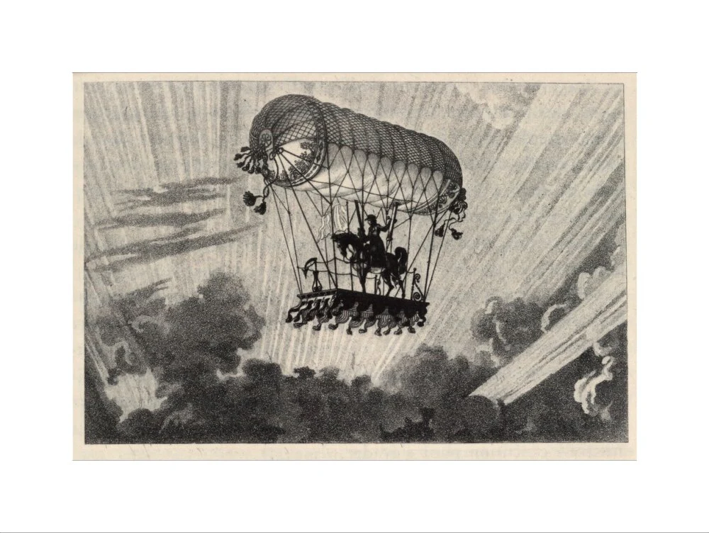 Testu Brisy's equestrian ascension, 1798. - Image 50