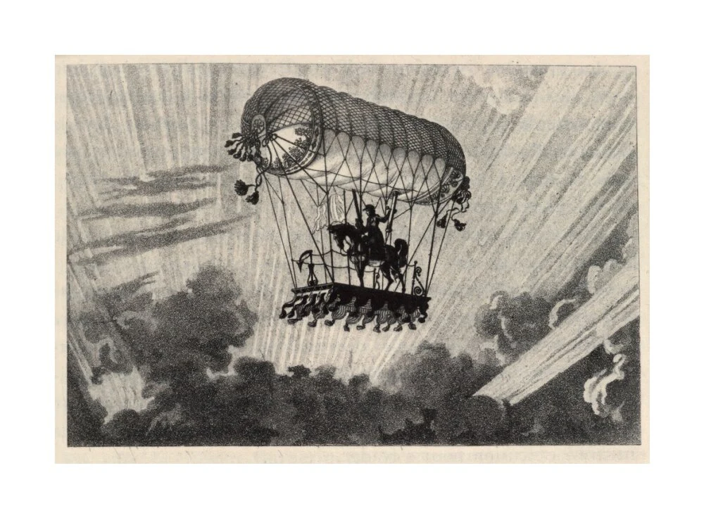 Testu Brisy's equestrian ascension, 1798. - Image 62