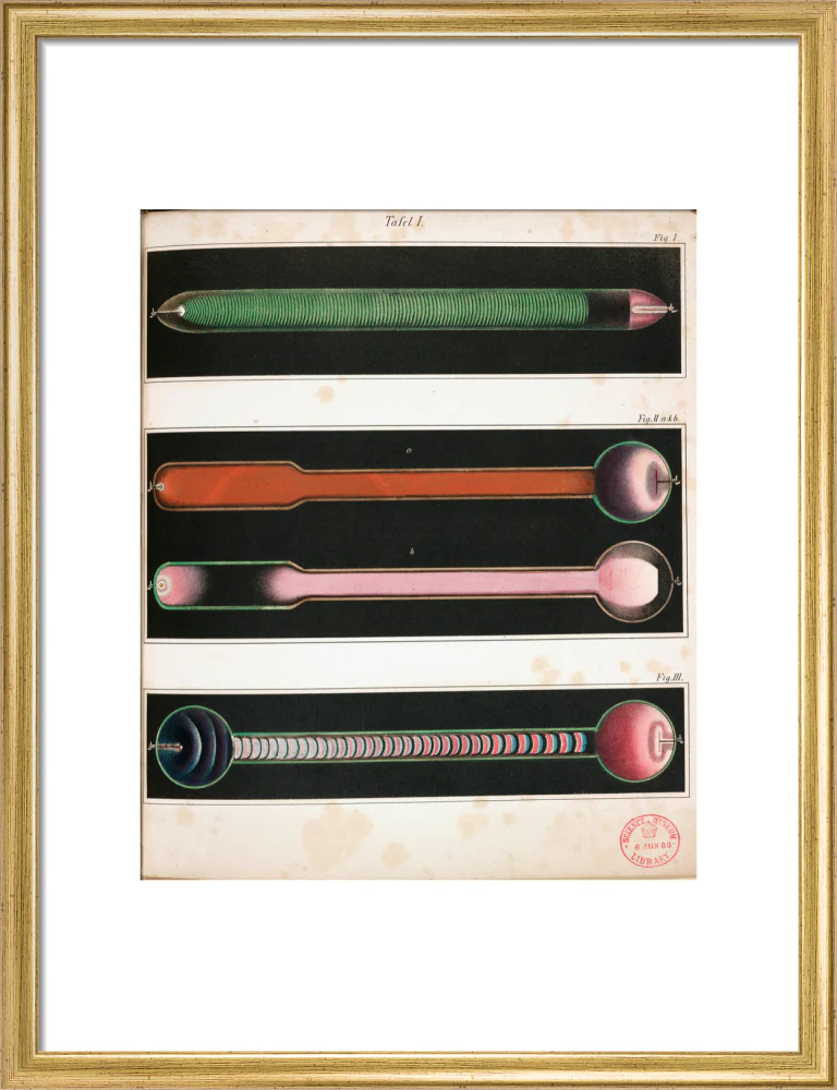 Glowing Geissler tubes, 1858. - Image 48