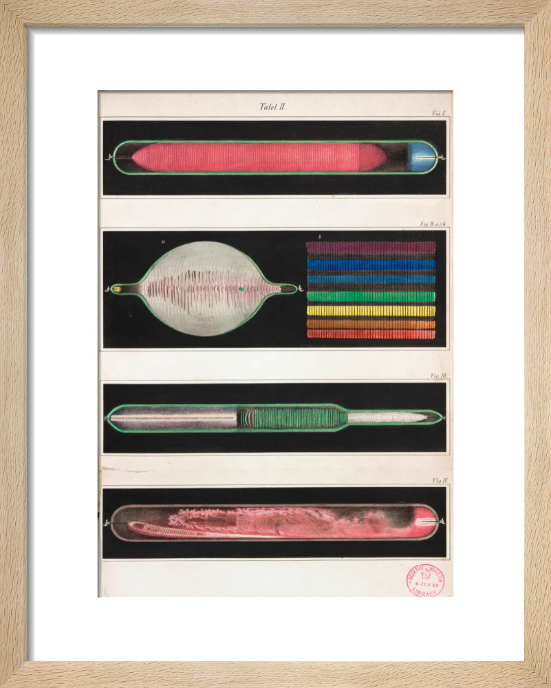Glowing Geissler tubes, 1858. - Image 39