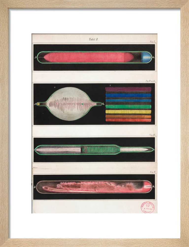 Glowing Geissler tubes, 1858. - Image 44