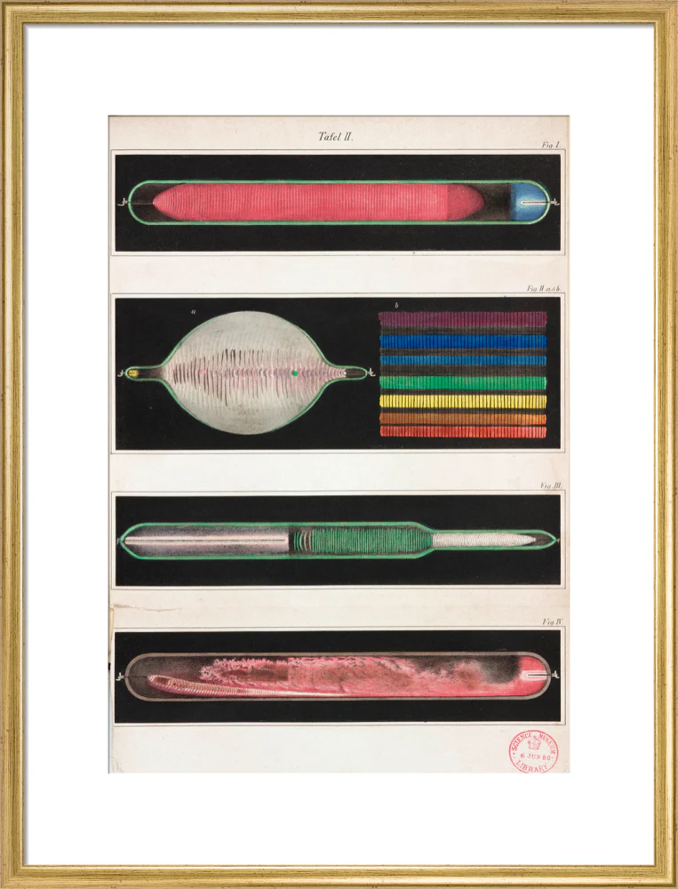 Glowing Geissler tubes, 1858. - Image 53