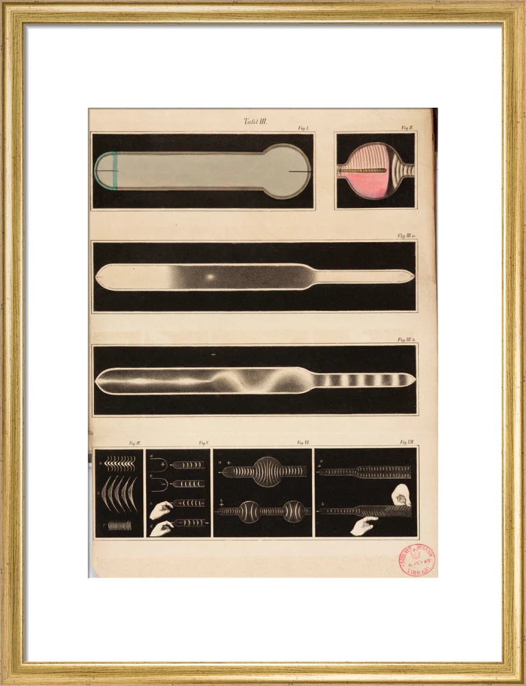 Glowing Geissler tubes, 1858. - Image 15