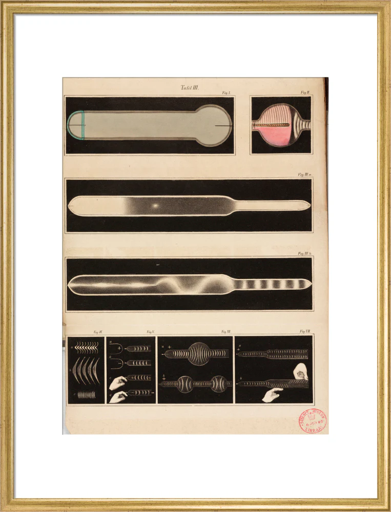 Glowing Geissler tubes, 1858. - Image 20
