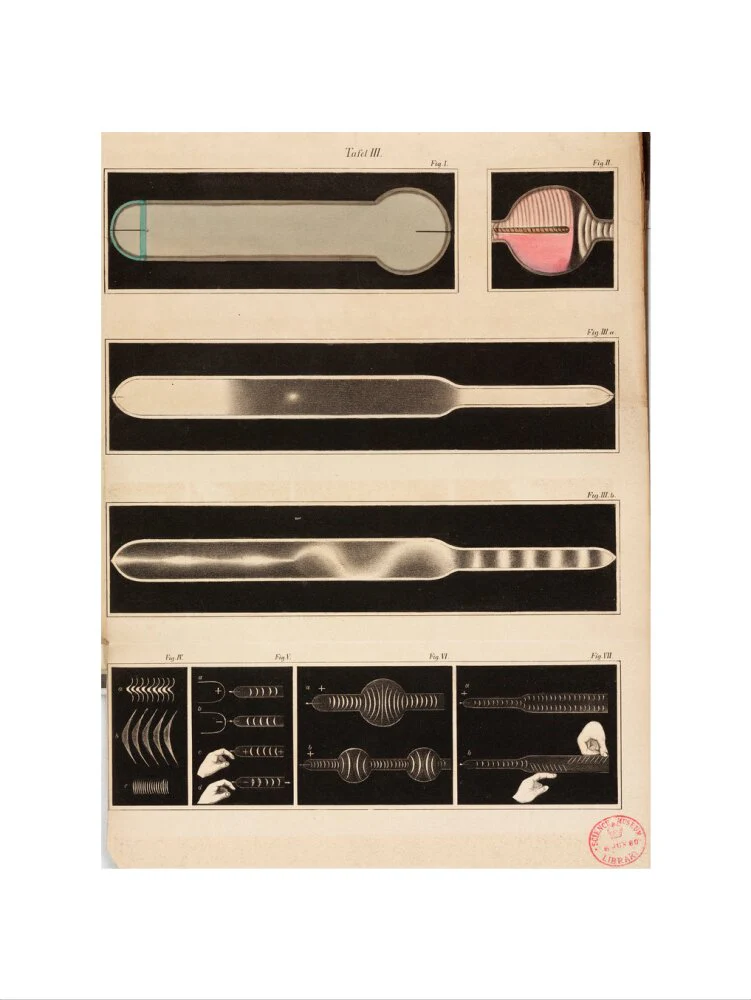 Glowing Geissler tubes, 1858. - Image 7
