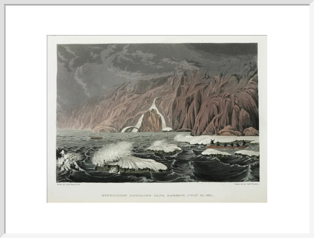 'Expedition Doubling Cape Barrow', Canada, 25 July 1821. - Image 24