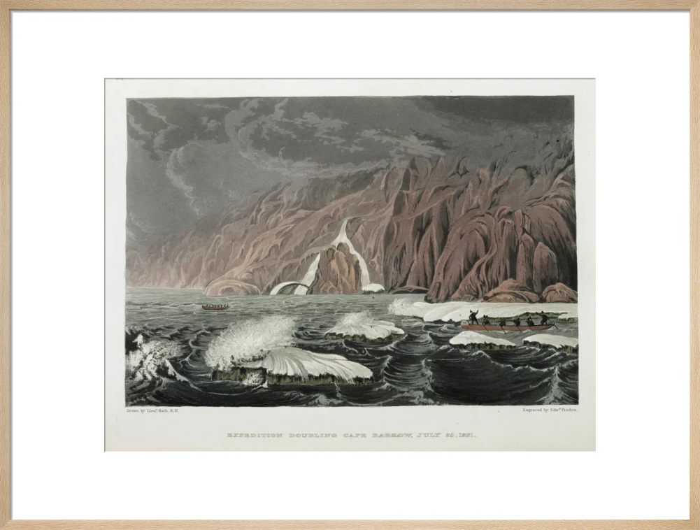 'Expedition Doubling Cape Barrow', Canada, 25 July 1821. - Image 26