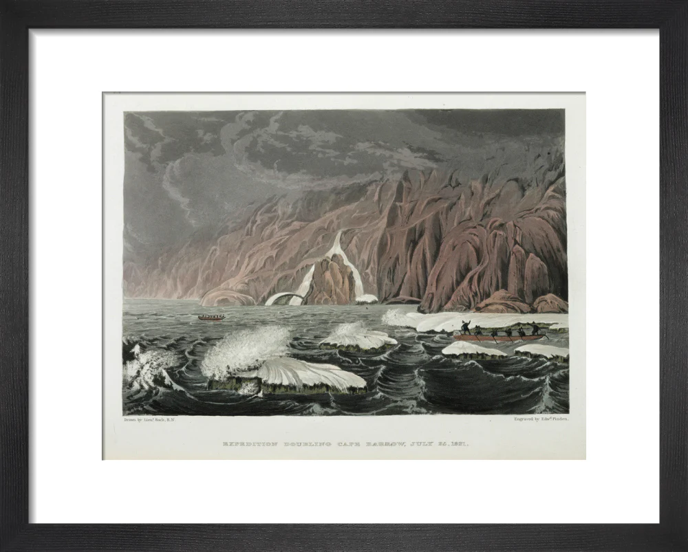 'Expedition Doubling Cape Barrow', Canada, 25 July 1821. - Image 36