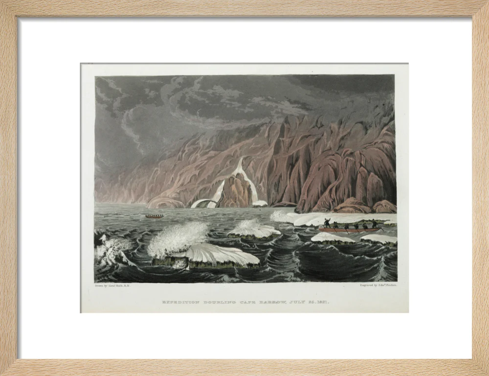 'Expedition Doubling Cape Barrow', Canada, 25 July 1821. - Image 44