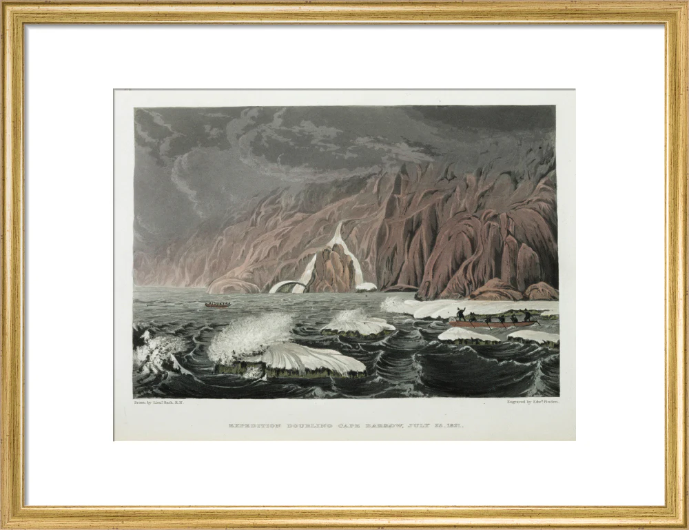 'Expedition Doubling Cape Barrow', Canada, 25 July 1821. - Image 48