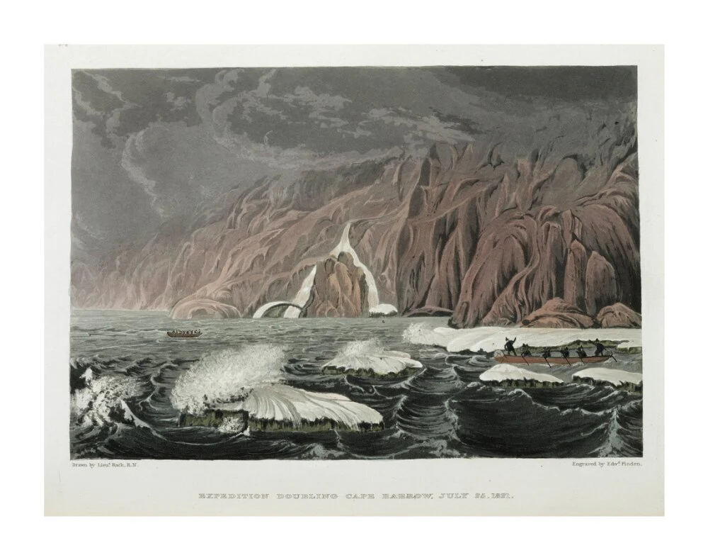 'Expedition Doubling Cape Barrow', Canada, 25 July 1821. - Image 63