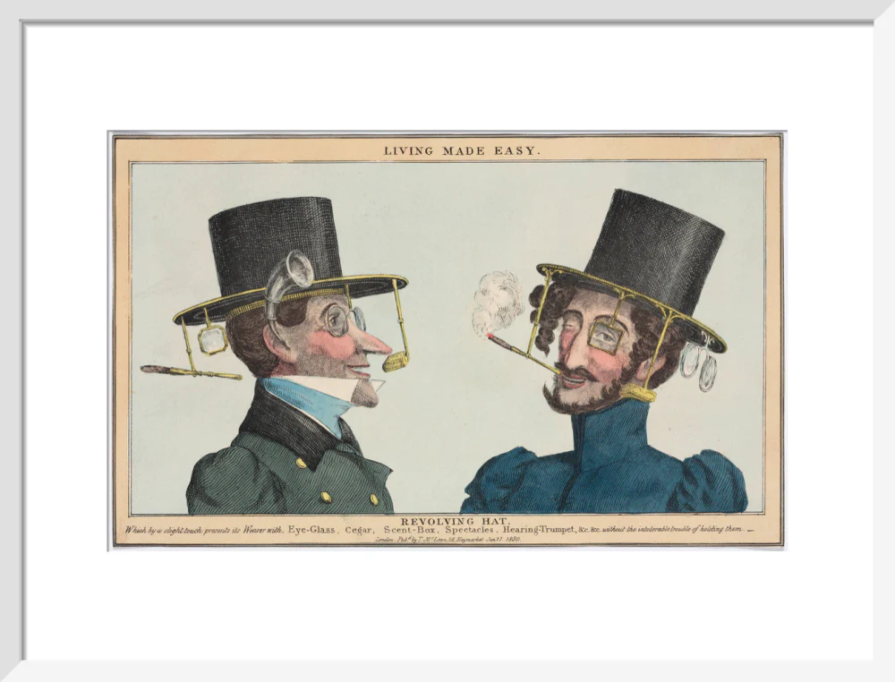 'Living Made Easy: Revolving Hat', 1830. - Image 14