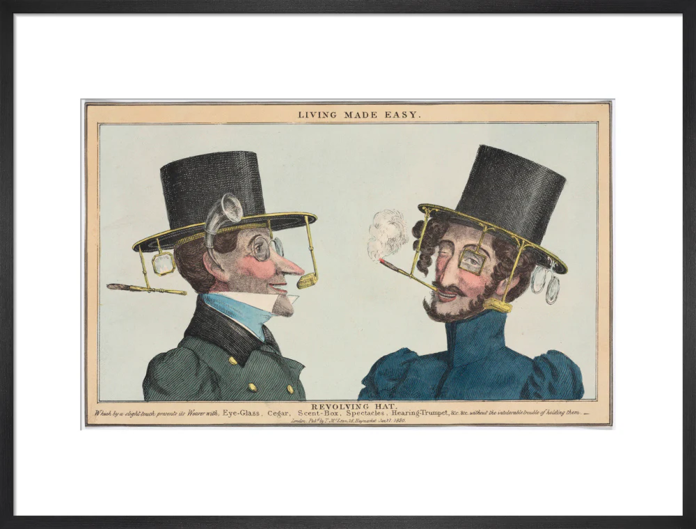 'Living Made Easy: Revolving Hat', 1830. - Image 18