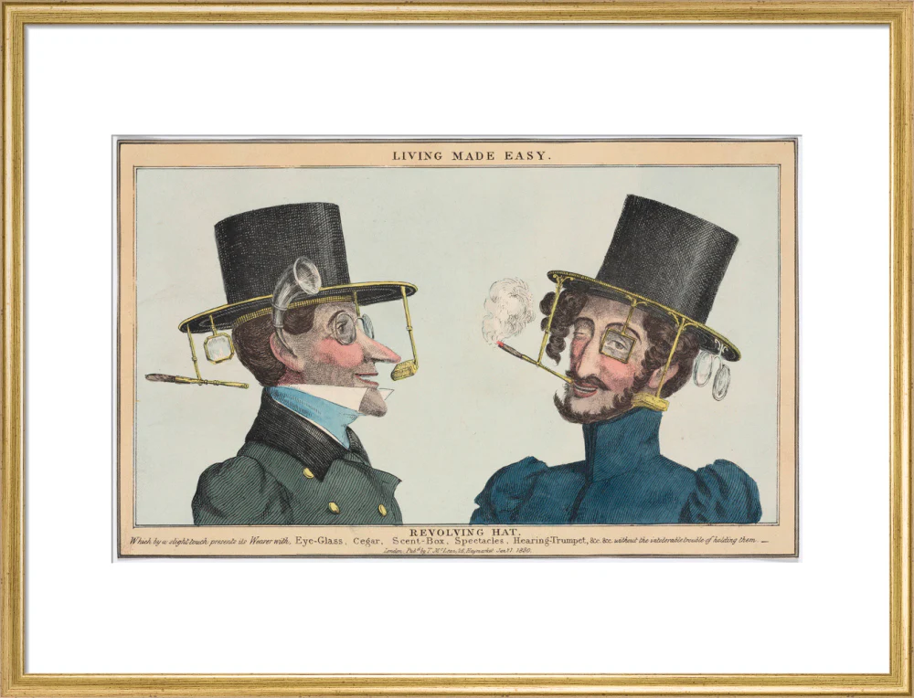 'Living Made Easy: Revolving Hat', 1830. - Image 20