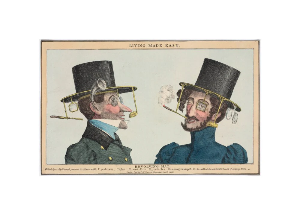 'Living Made Easy: Revolving Hat', 1830. - Image 60
