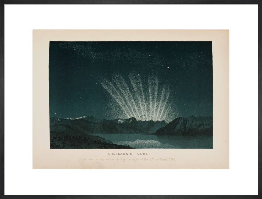 Cheseaux's comet, Lausanne, Switzerland, 8 March 1744. - Image 23