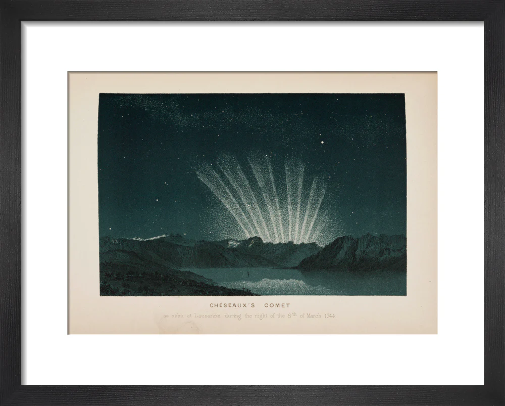 Cheseaux's comet, Lausanne, Switzerland, 8 March 1744. - Image 36