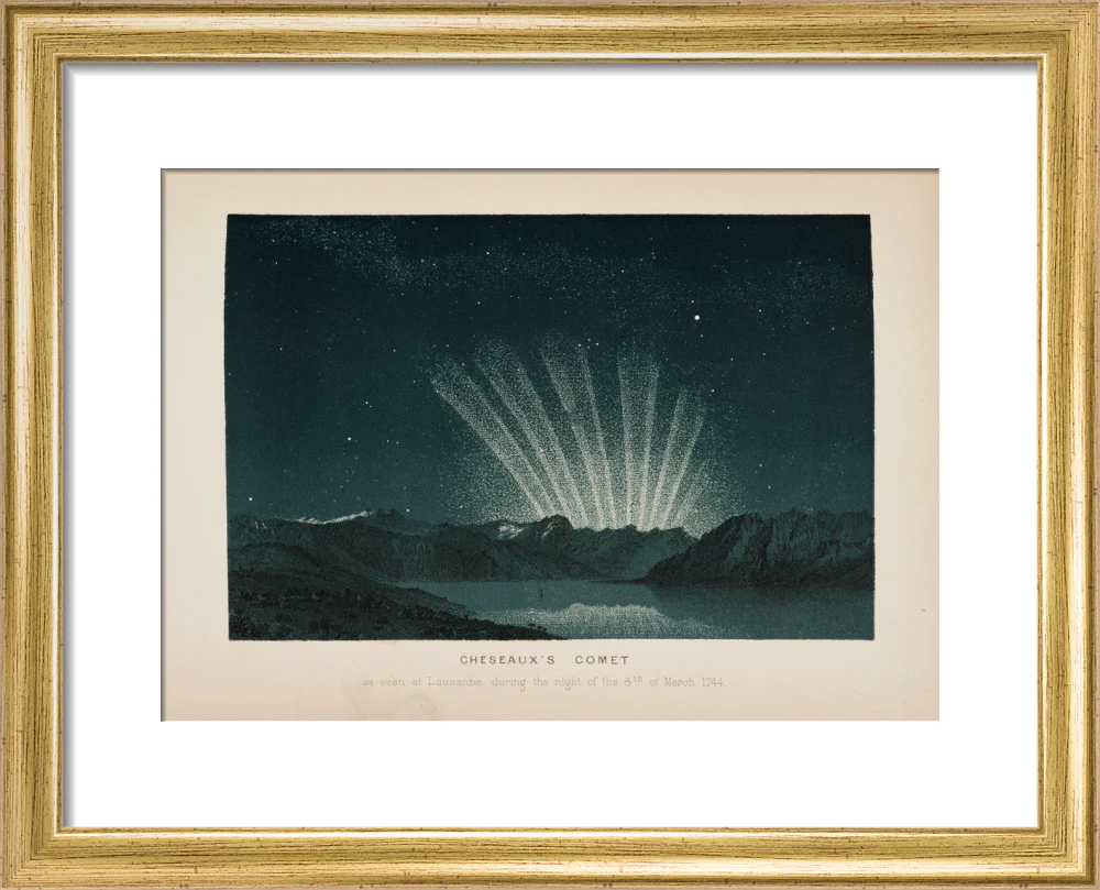 Cheseaux's comet, Lausanne, Switzerland, 8 March 1744. - Image 38