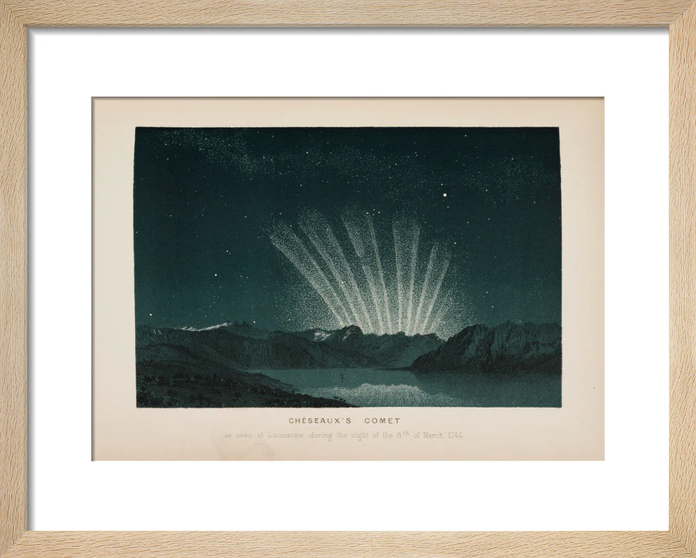 Cheseaux's comet, Lausanne, Switzerland, 8 March 1744. - Image 39
