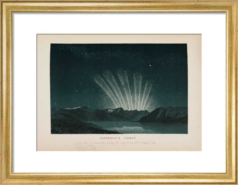 Cheseaux's comet, Lausanne, Switzerland, 8 March 1744. - Image 43