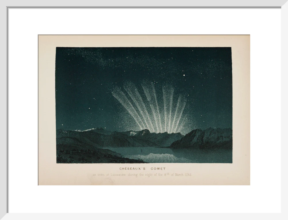 Cheseaux's comet, Lausanne, Switzerland, 8 March 1744. - Image 47