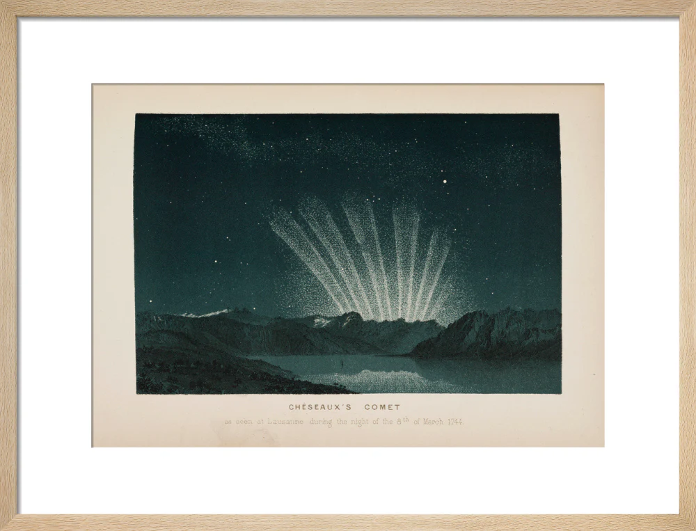 Cheseaux's comet, Lausanne, Switzerland, 8 March 1744. - Image 49