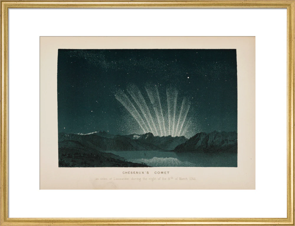 Cheseaux's comet, Lausanne, Switzerland, 8 March 1744. - Image 53