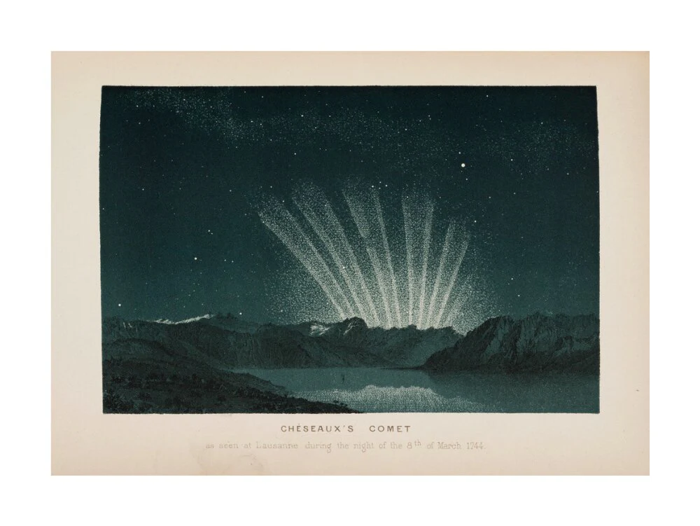 Cheseaux's comet, Lausanne, Switzerland, 8 March 1744. - Image 62