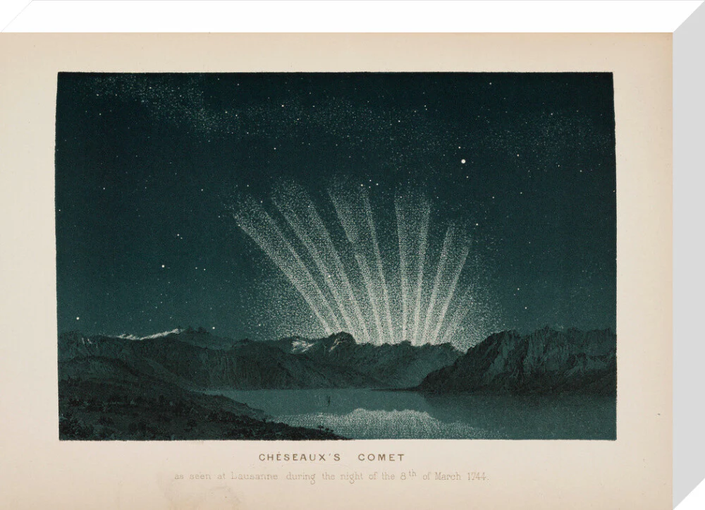 Cheseaux's comet, Lausanne, Switzerland, 8 March 1744. - Image 65