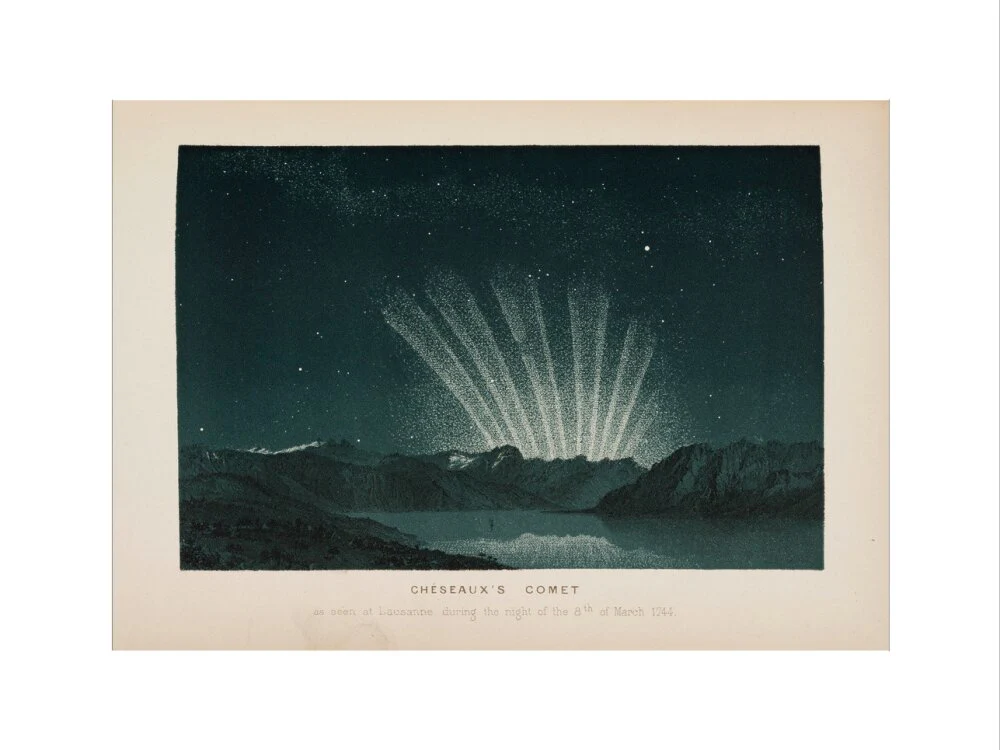 Cheseaux's comet, Lausanne, Switzerland, 8 March 1744. - Image 7
