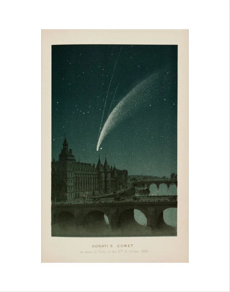 'Donati's Comet, as seen at Paris on the 5th of October 1858.' - Image 2