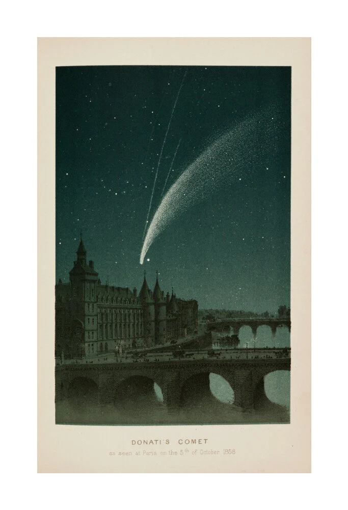 'Donati's Comet, as seen at Paris on the 5th of October 1858.' - Image 62