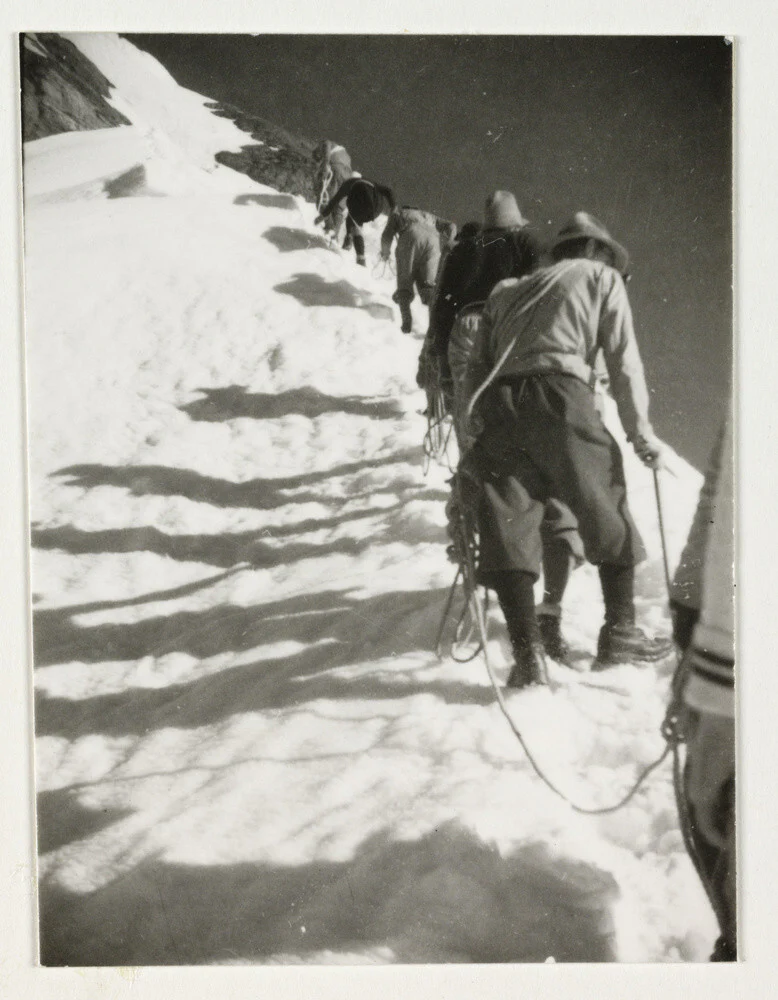Mountain climbers, c 1925.