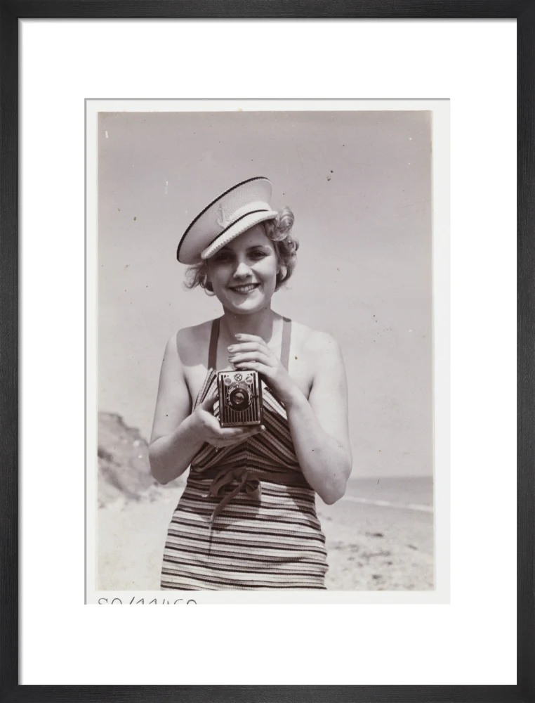 Woman taking a photograph, about 1935 - Image 13