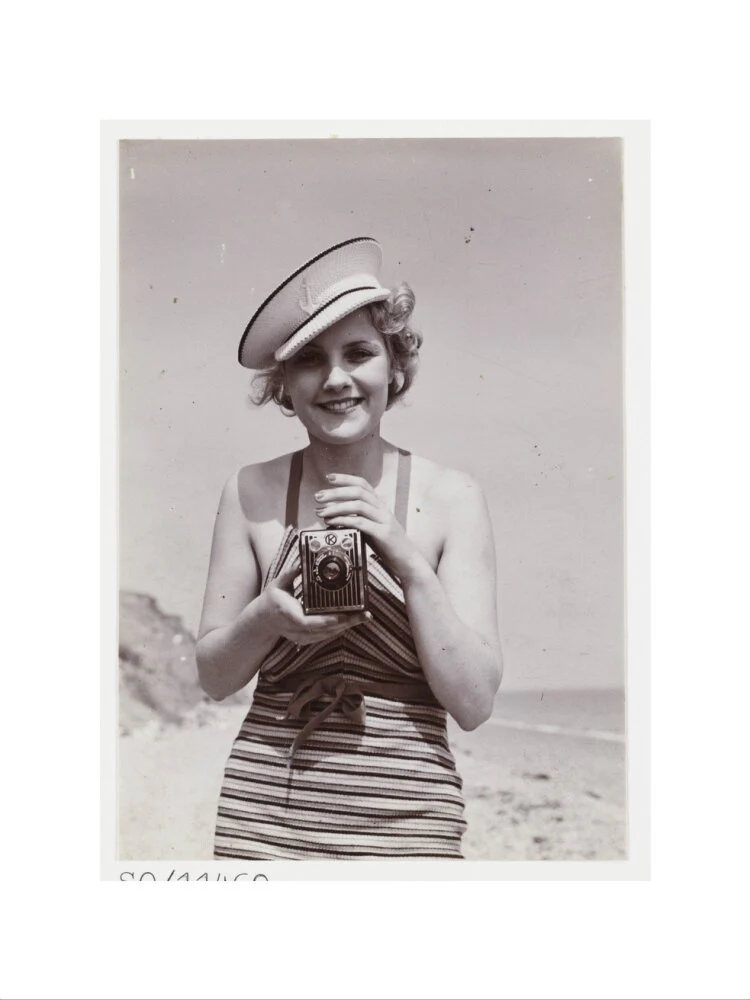 Woman taking a photograph, about 1935 - Image 22