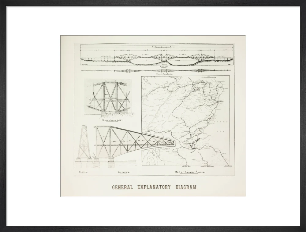 Plans for the Forth Railway Bridge, 1889. - Image 18