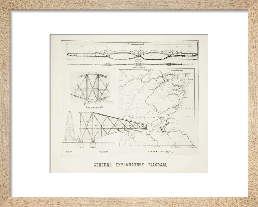 Plans for the Forth Railway Bridge, 1889. - Image 39