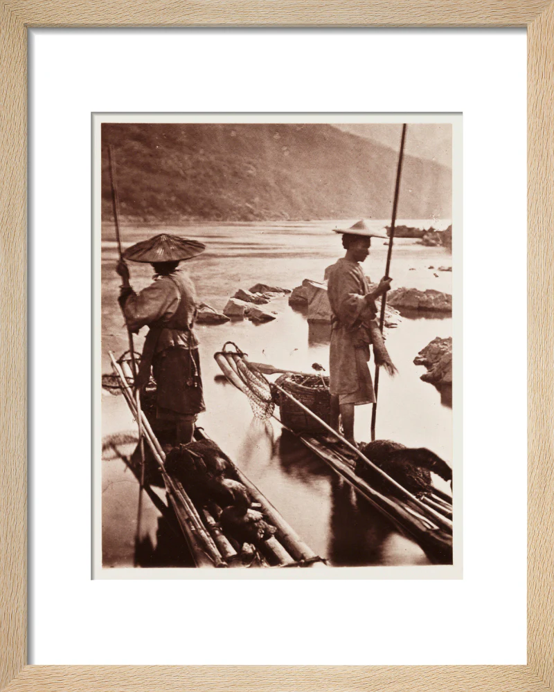 'Fishing With Cormorants', c 1871. - Image 6