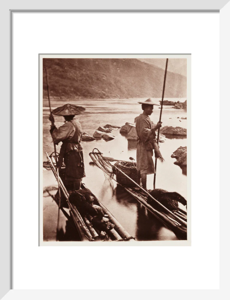 'Fishing With Cormorants', c 1871. - Image 9