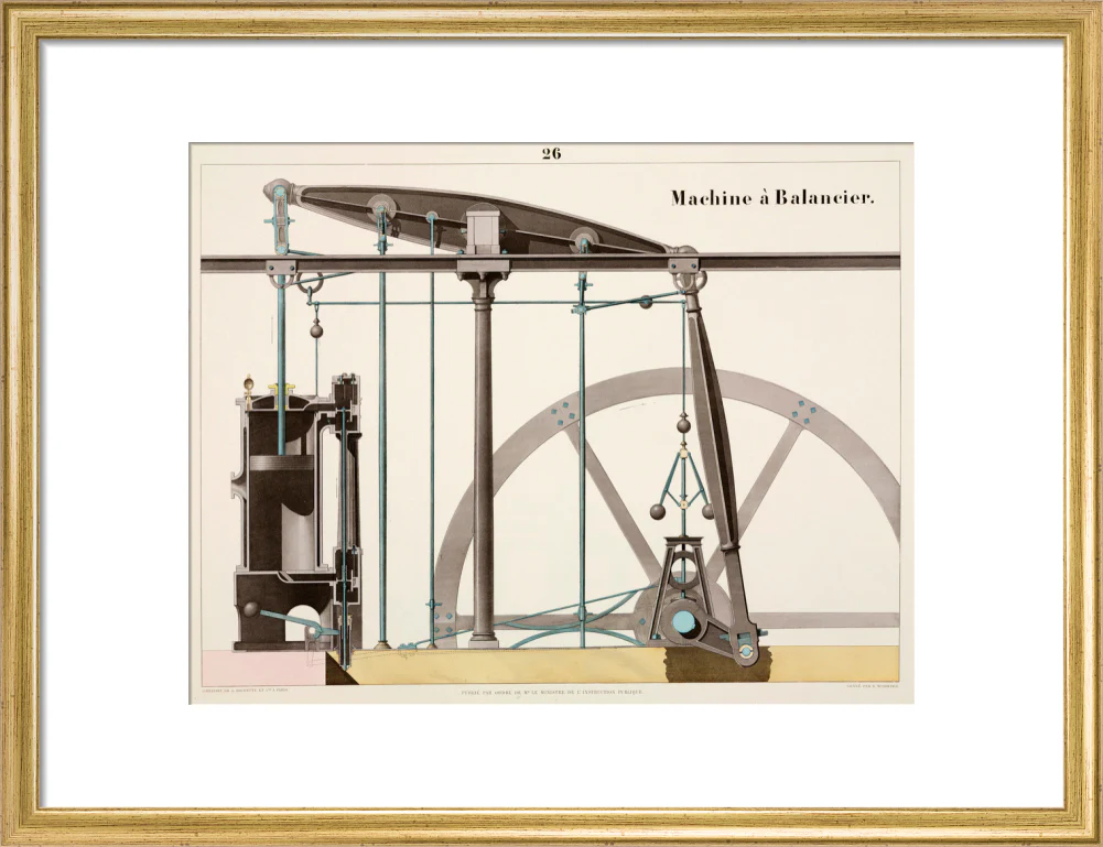 Beam engine, 1856. - Image 15