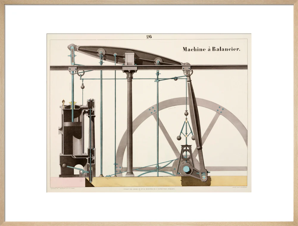 Beam engine, 1856. - Image 26