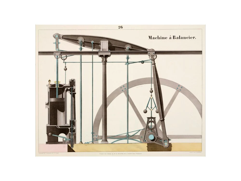Beam engine, 1856. - Image 45