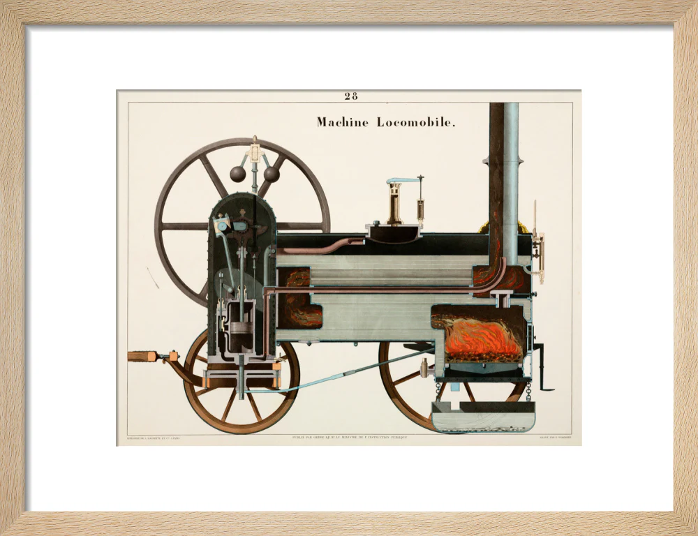 Steam locomotive, 1856. - Image 44